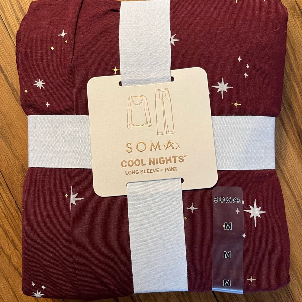 Soma Cool Nights Long Sleeve Pajama Set